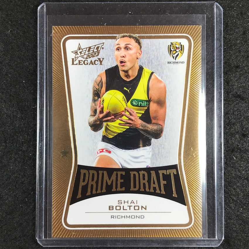 2023 Select AFL Legacy SHAI BOLTON Prime Draft 40/100