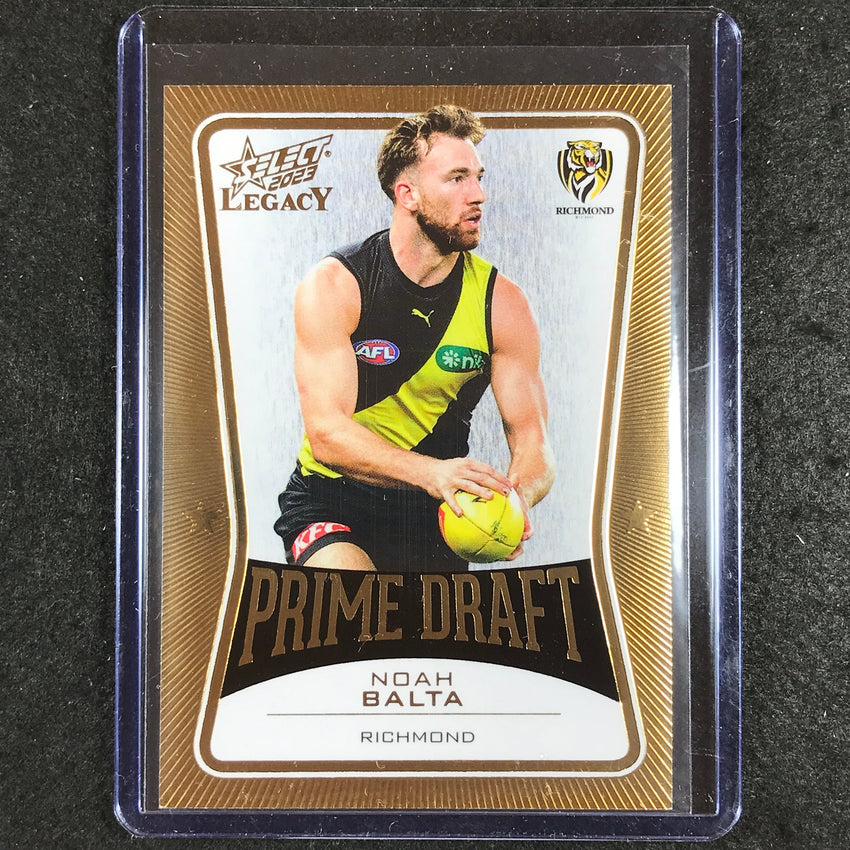 2023 Select AFL Legacy NOAH BALTA Prime Draft 33/100