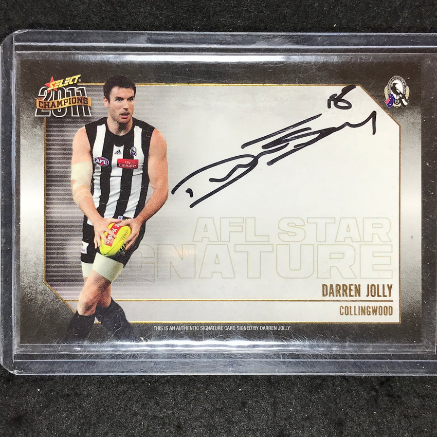 2011 Select AFL Champions DARREN JOLLY AFL Star Signature 273/800