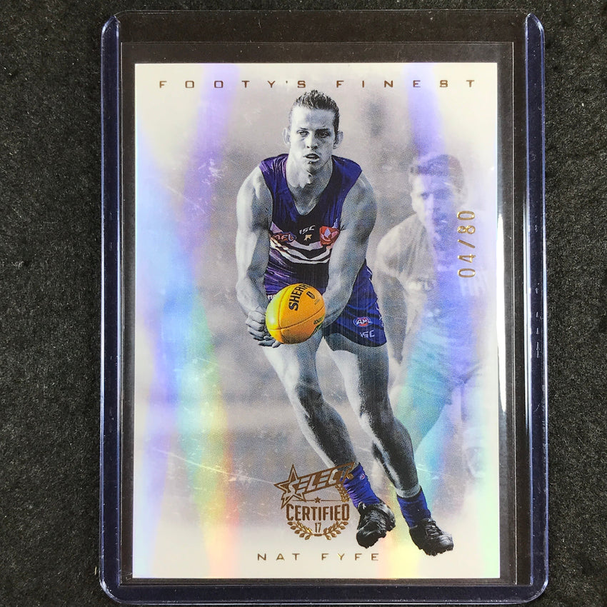 2017 Select AFL Certified NAT FYFE Footy's Finest 04/80