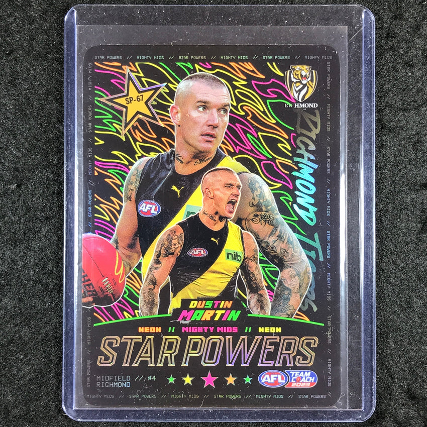 2023 Teamcoach AFL DUSTIN MARTIN Star Powers Mighty Mids Neon SP-67