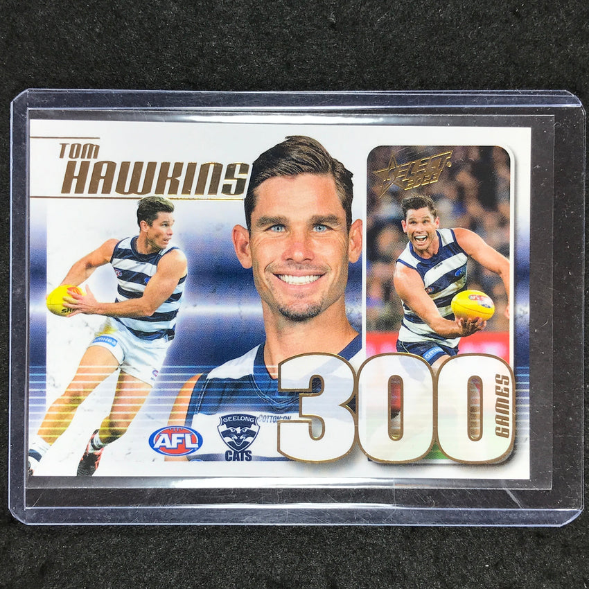 2023 Select AFL Footy Stars TOM HAWKINS 300 Games Case Card #26
