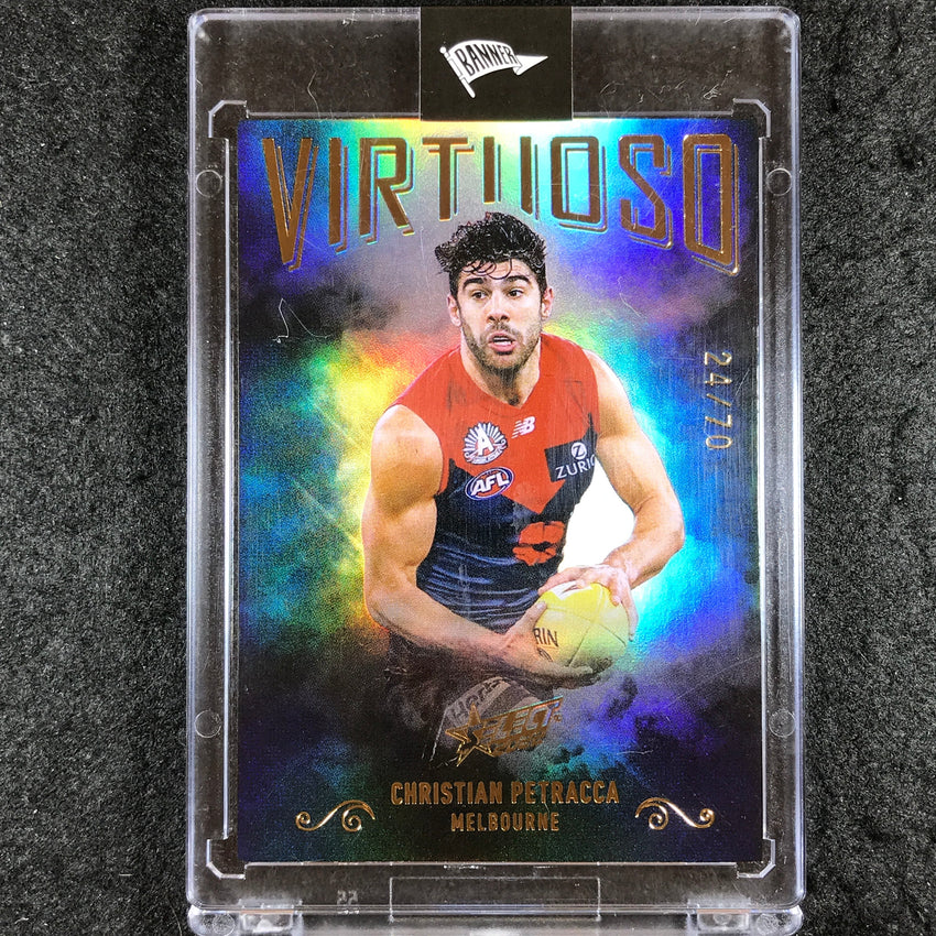 2022 Select AFL Footy Stars CHRISTIAN PETRACCA Virtuoso 24/70