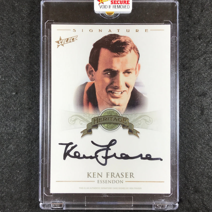 2011 Select AFL Heritage Collection KEN FRASER Signature 94/100