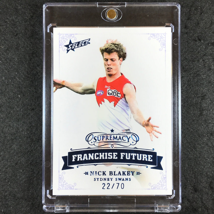 2021 Select AFL Supremacy NICK BLAKEY Franchise Future 22/70