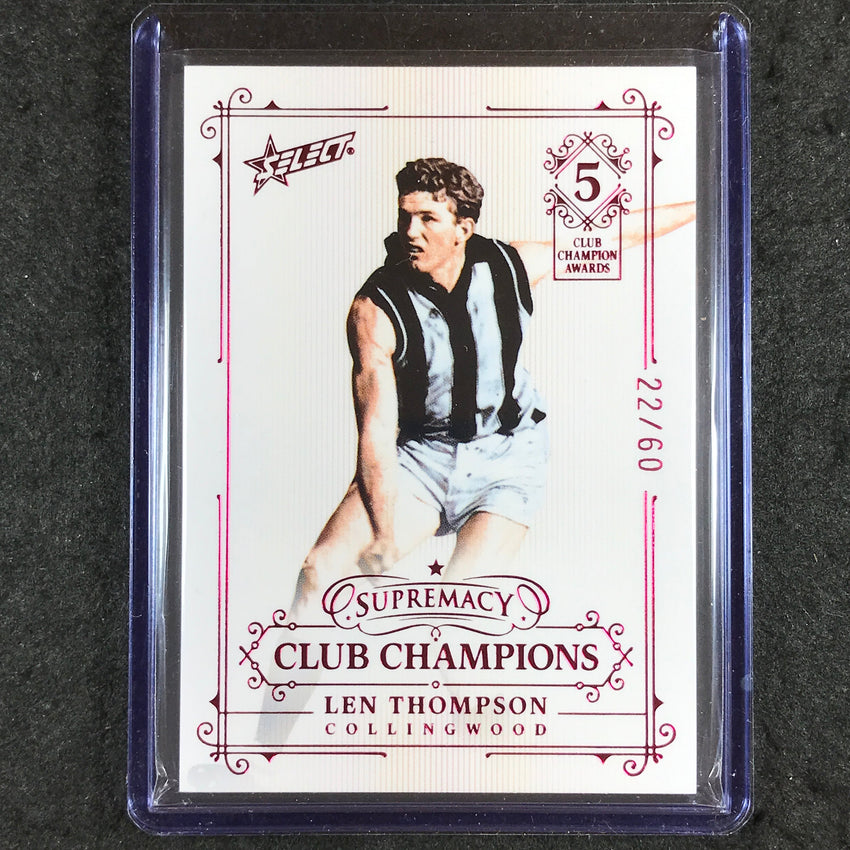 2021 Select AFL Supremacy LEN THOMPSON Club Champions 22/60