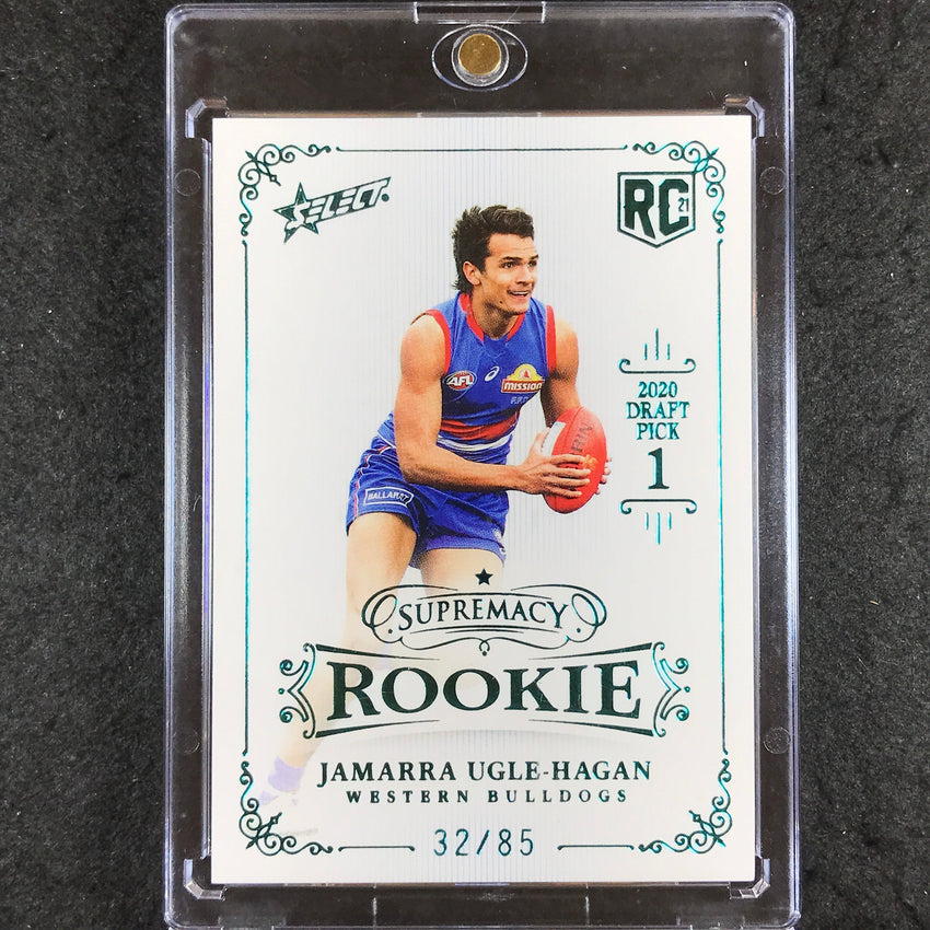 2021 Select AFL Supremacy JAMARRA UGLE HAGAN Platinum Blue 32/85