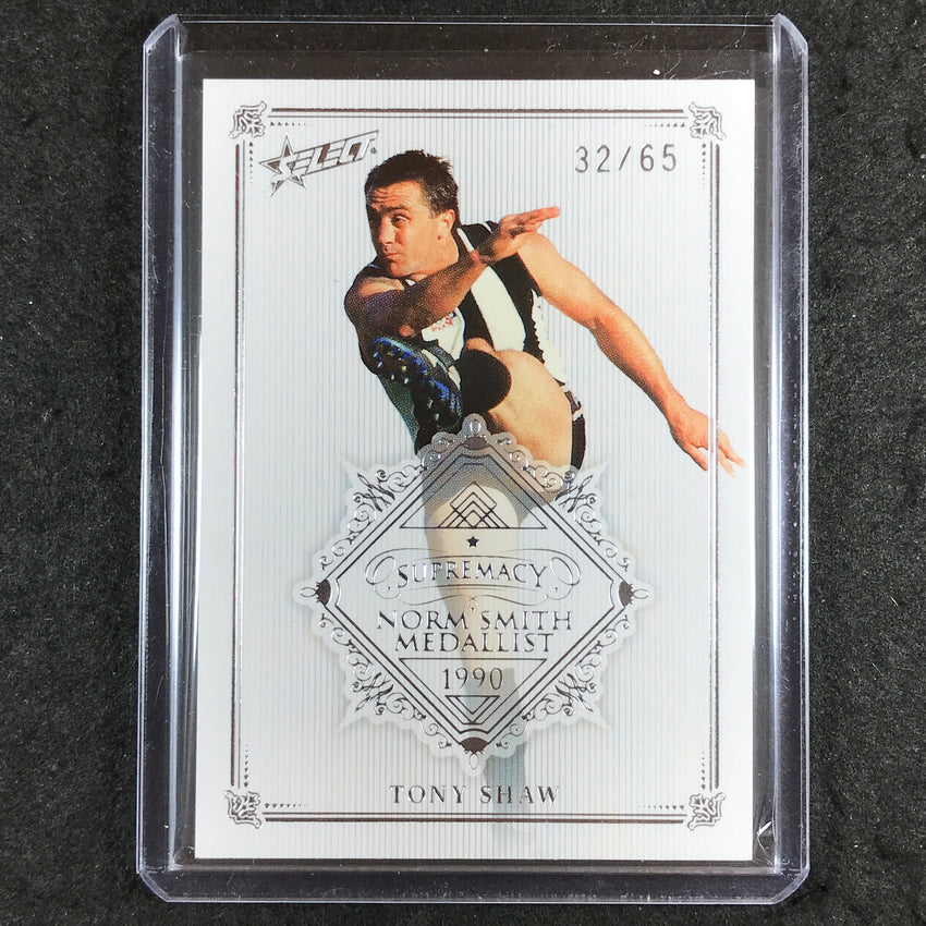 2019 Select AFL Supremacy TONY SHAW Norm Smith Medallist 32/65