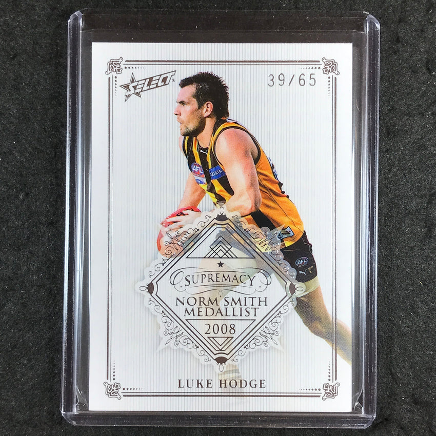 2019 Select AFL Supremacy LUKE HODGE Norm Smith Medallist NSM28 39/65