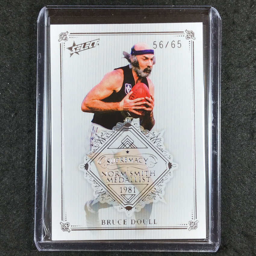 2019 Select AFL Supremacy BRUCE DOULL Norm Smith Medallist 56/65