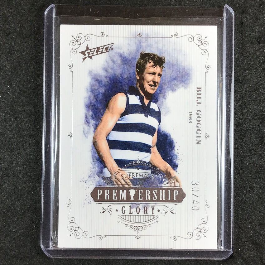 2019 Select AFL Supremacy BILL GOGGIN Premiership Glory 30/40