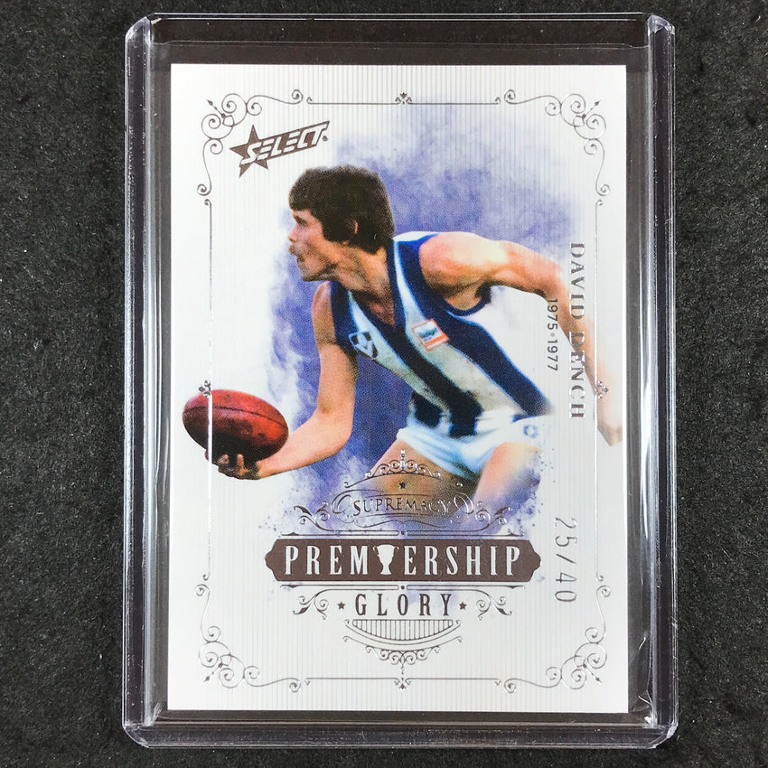 2019 Select AFL Supremacy DAVID DENCH Premiership Glory 25/40