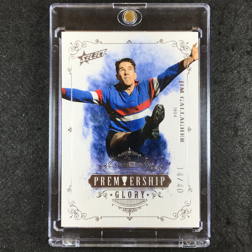 2019 Select AFL Supremacy JIM GALLAGHER Premiership Glory 14/40