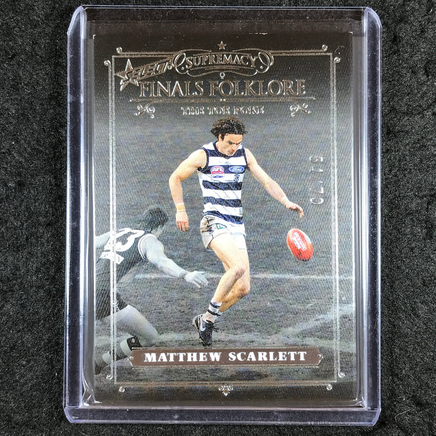 2019 Select AFL Supremacy MATTHEW SCARLETT Finals Folklore 54/70
