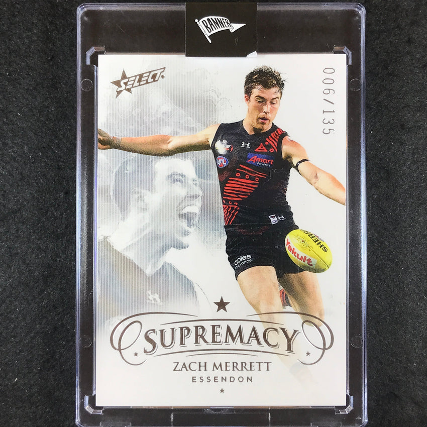 2021 Select AFL Supremacy ZACH MERRETT Base 006/135