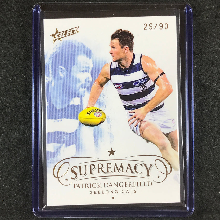 2021 Select AFL Supremacy PATRICK DANGERFIELD Base Gold 29/90