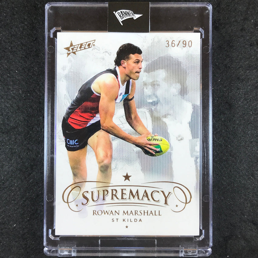 2021 Select AFL Supremacy ROWAN MARSHALL Base Gold 36/90
