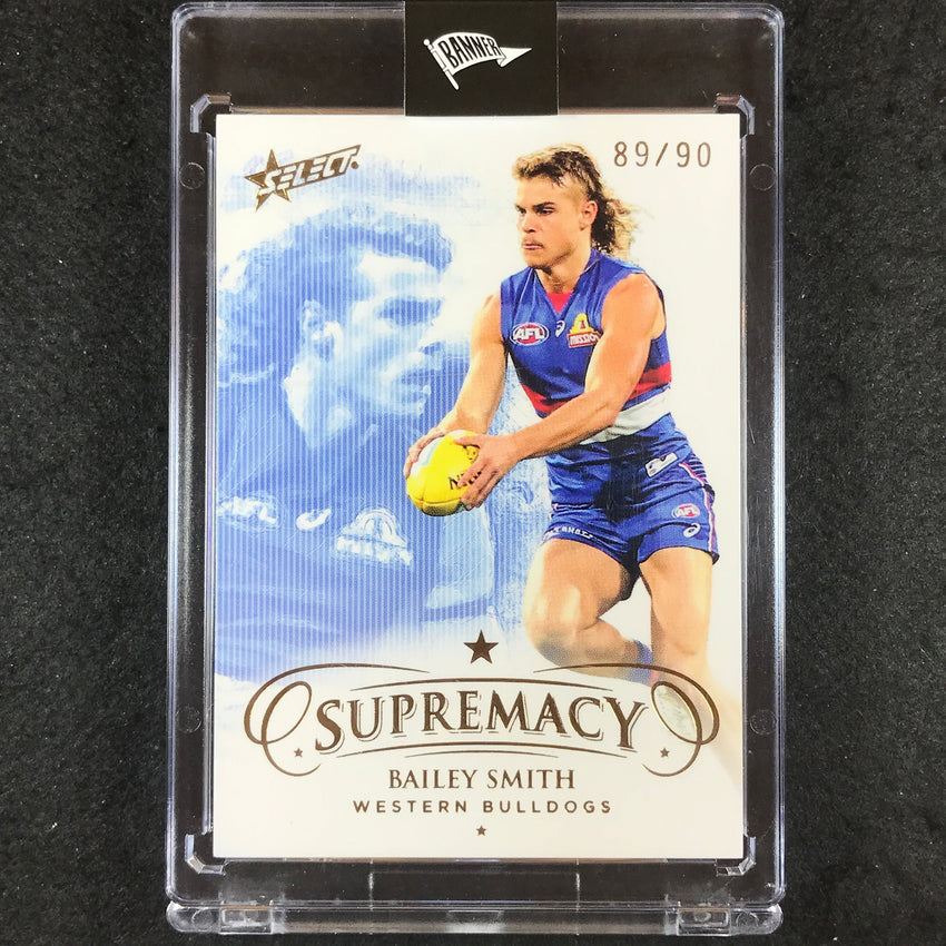 2021 Select AFL Supremacy BAILEY SMITH Base Gold 89/90