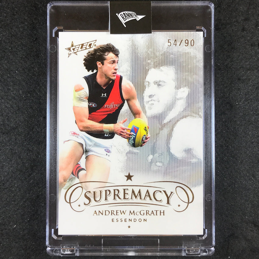 2021 Select AFL Supremacy ANDREW MCGRATH Base Gold 54/90