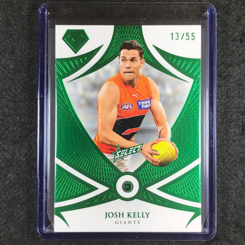 2023 Select AFL Gem JOSH KELLY Emerald 13/55