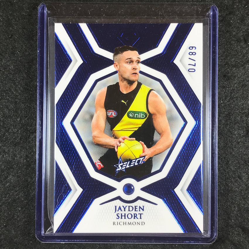 2023 Select AFL Gem JAYDEN SHORT Sapphire 68/70