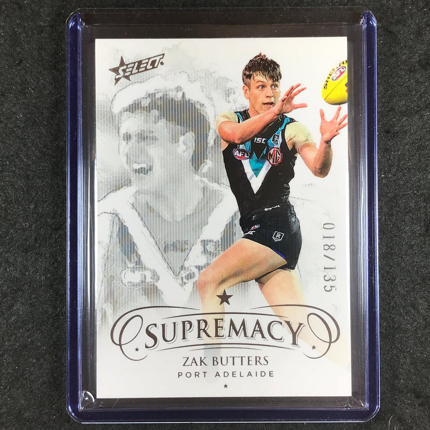 2021 Select AFL Supremacy ZAK BUTTERS Base 18/135