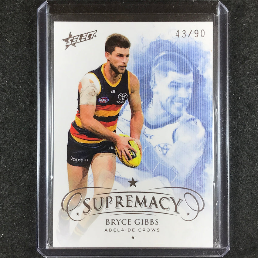 2019 Select AFL Supremacy BRYCE GIBBS Base 43/90
