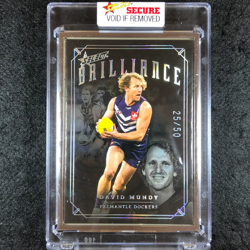 2022 Select AFL Brilliance DAVID MUNDY Platinum Frame 25/50