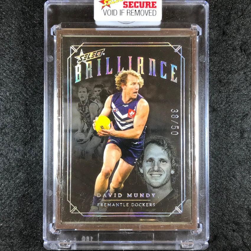 2022 Select AFL Brilliance DAVID MUNDY Platinum Frame 38/50