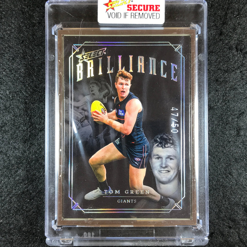 2022 Select AFL Brilliance TOM GREEN Platinum Frame 47/50