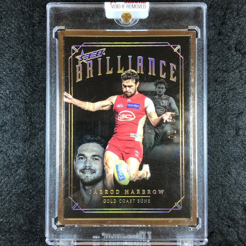 2020 Select AFL Brilliance JARROD HARBROW Gold Frame 43/50
