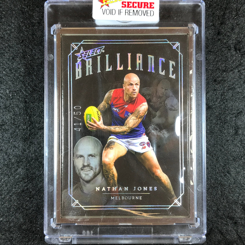 2022 Select AFL Brilliance NATHAN JONES Platinum Frame 41/50