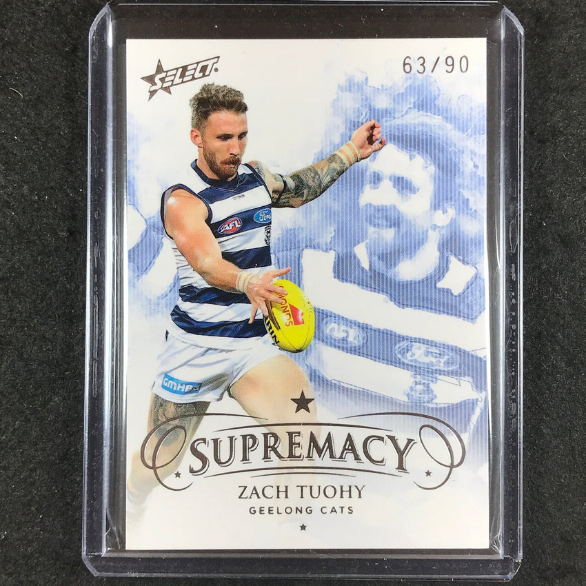 2019 Select AFL Supremacy ZACH TUOHY Base 63/90
