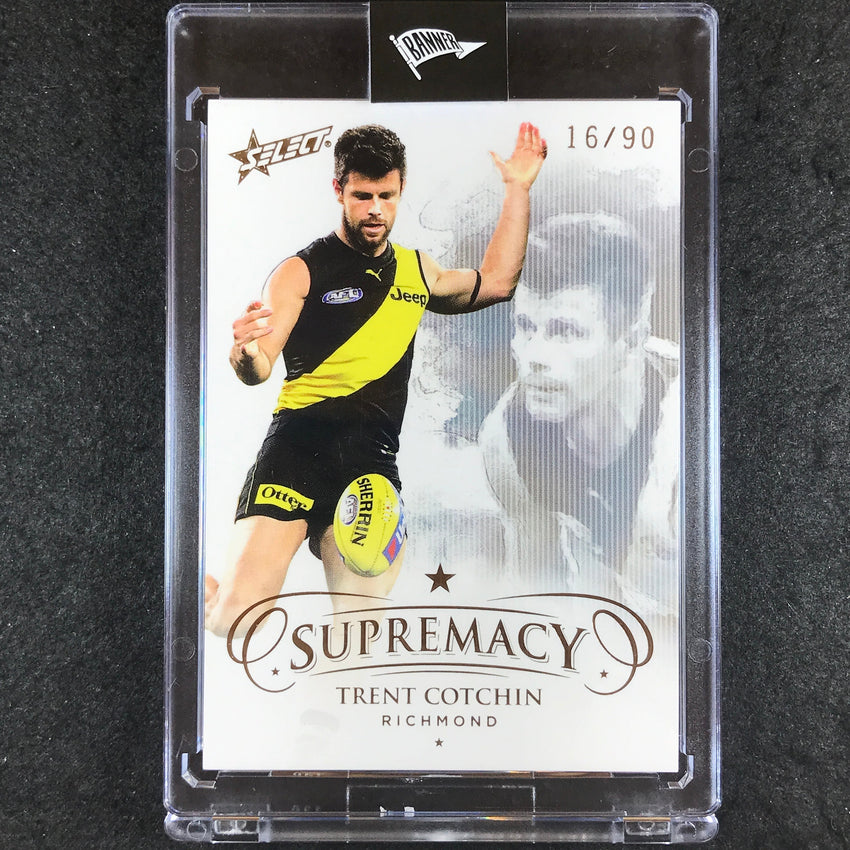2021 Select AFL Supremacy TRENT COTCHIN Base Gold 16/90