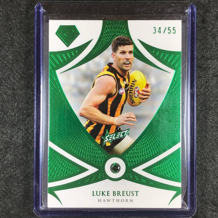 2023 Select AFL Gem LUKE BREUST Emerald 34/55