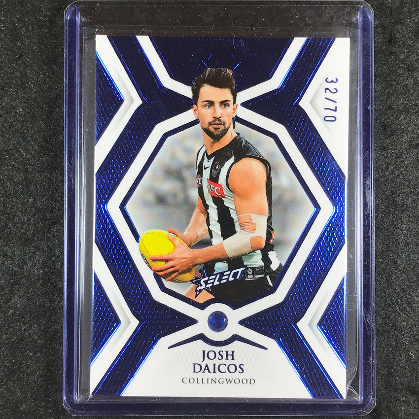 2023 Select AFL Gem JOSH DAICOS Sapphire 32/70