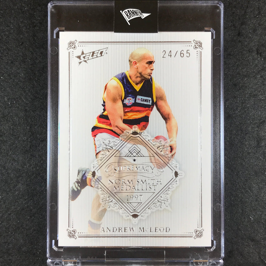 2019 Select AFL Supremacy ANDREW MCLEOD Norm Smith Medallist NSM17 24/65