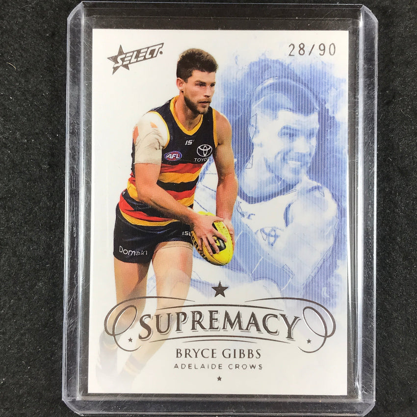 2019 Select AFL Supremacy BRYCE GIBBS Base 28/90