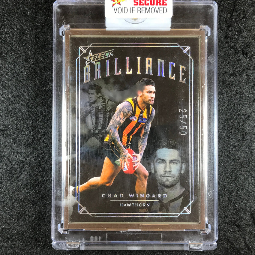 2022 Select AFL Brilliance CHAD WINGARD Gold Frame 25/50