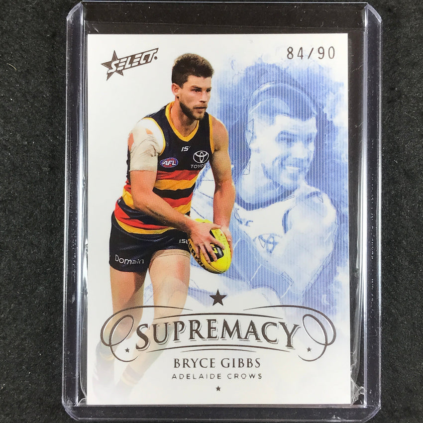 2019 Select AFL Supremacy BRYCE GIBBS Base 84/90