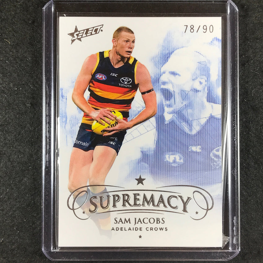 2019 Select AFL Supremacy SAM JACOBS Base 78/90