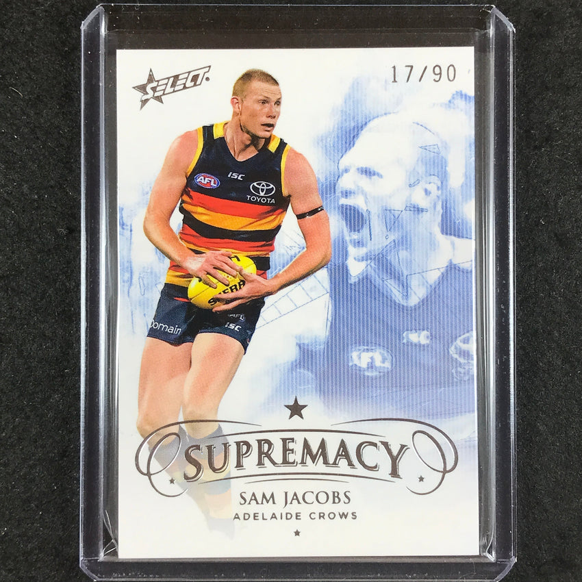 2019 Select AFL Supremacy SAM JACOBS Base 17/90