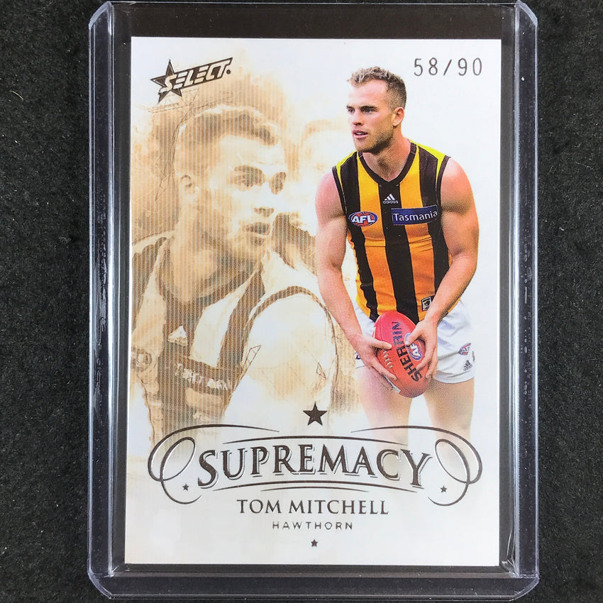 2019 Select AFL Supremacy TOM MITCHELL Base 58/90