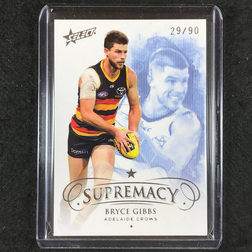 2019 Select AFL Supremacy BRYCE GIBBS Base 29/90
