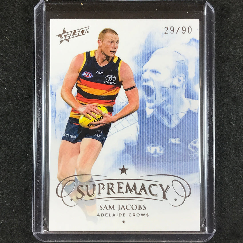 2019 Select AFL Supremacy SAM JACOBS Base 29/90