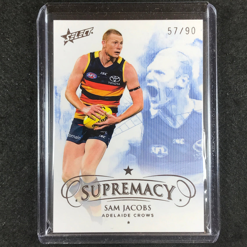 2019 Select AFL Supremacy SAM JACOBS Base 57/90