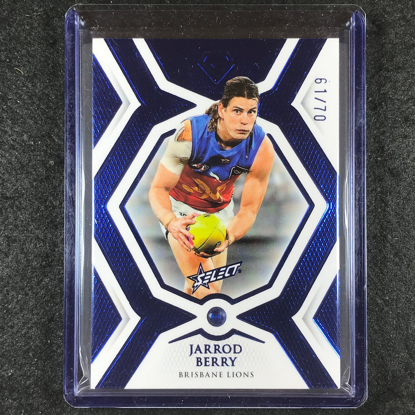 2023 Select AFL Gem JARROD BERRY Sapphire 61/70