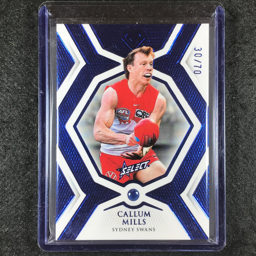2023 Select AFL Gem CALLUM MILLS Sapphire 30/70