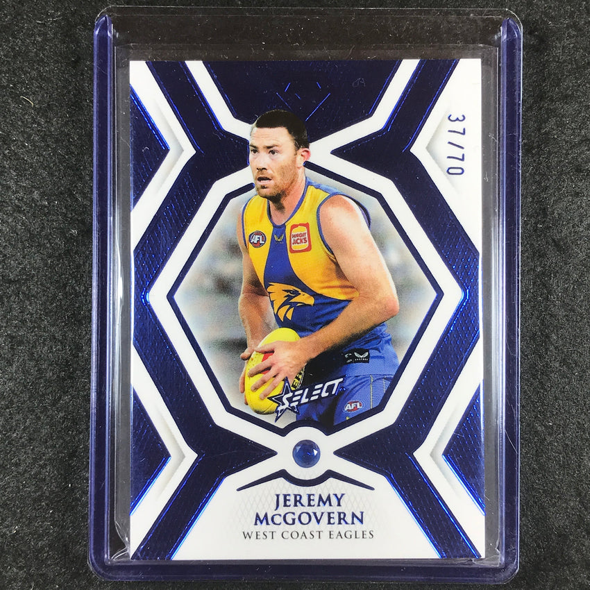 2023 Select AFL Gem JEREMY MCGOVERN Sapphire 37/70