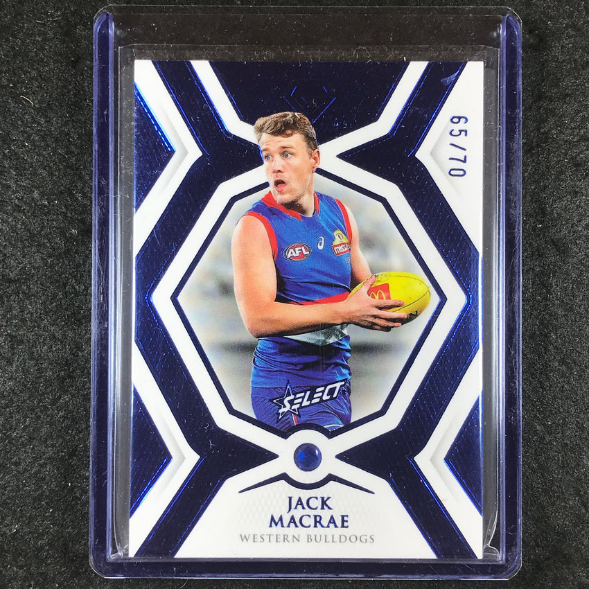 2023 Select AFL Gem JACK MACRAE Sapphire 65/70